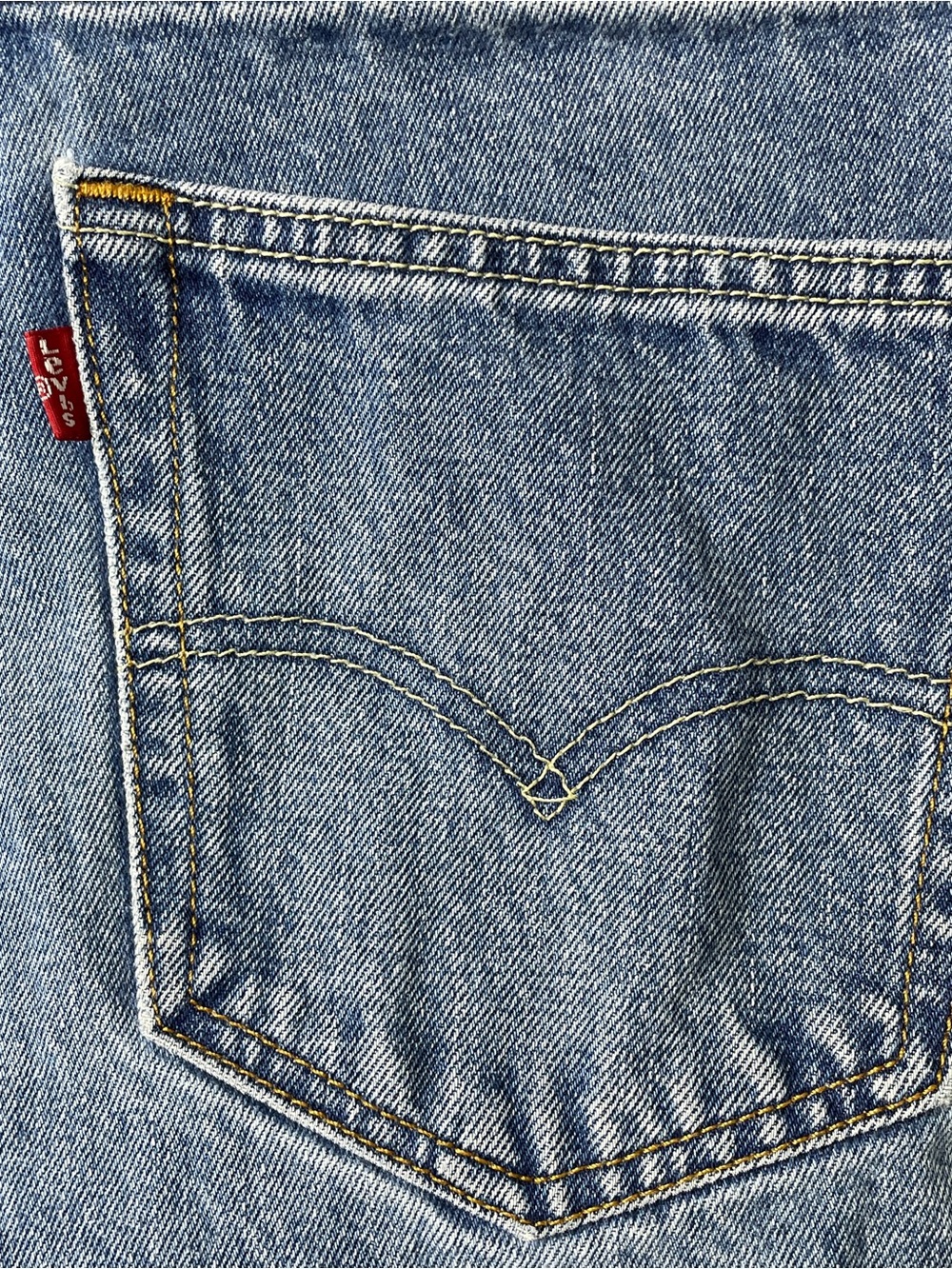 Levi's 505 Jeans Men's 32x30 Medium Wash High Rise Straight Leg Denim Western - Picture 5 of 8
